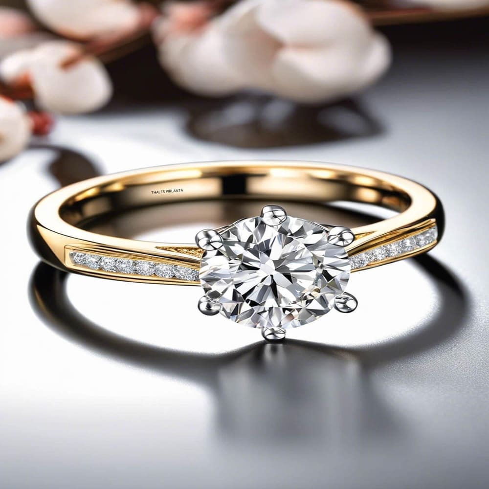 0.60 Karat D Renk GIA Pırlanta Tektaş Kenarları Taşlı