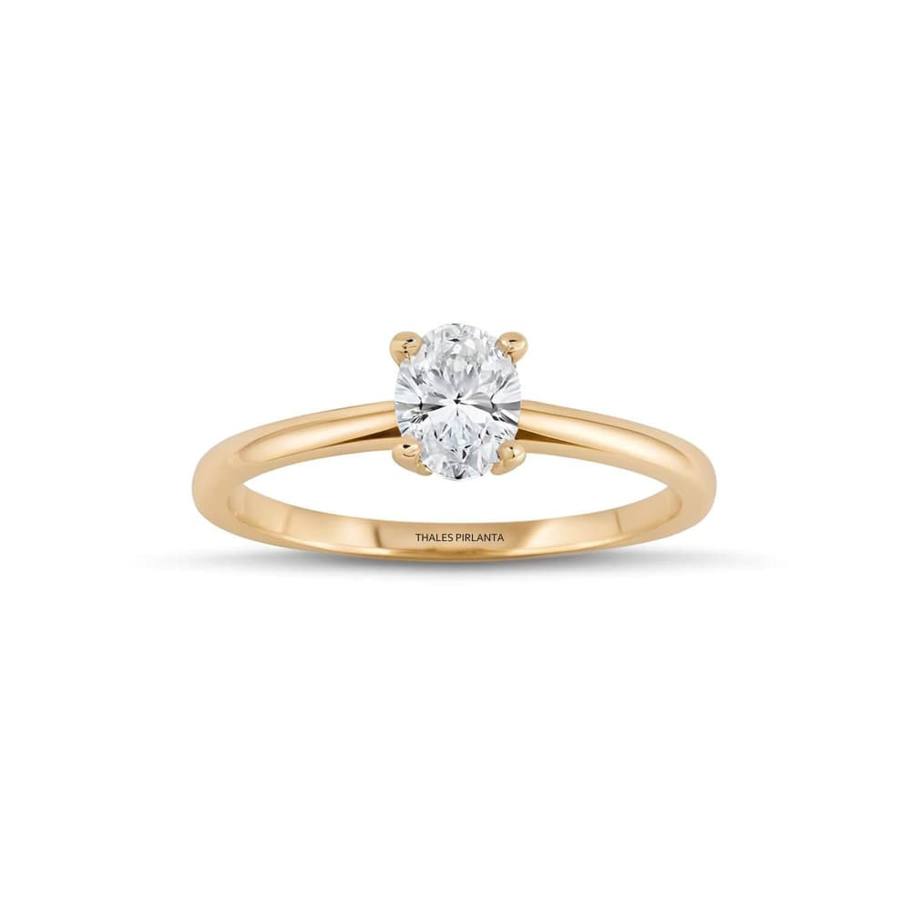 0.30 Karat GIA Sertifikalı Oval Tektaş