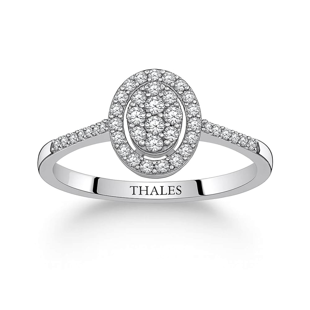 0.34 Karat Koronet Oval Pırlanta Yüzük