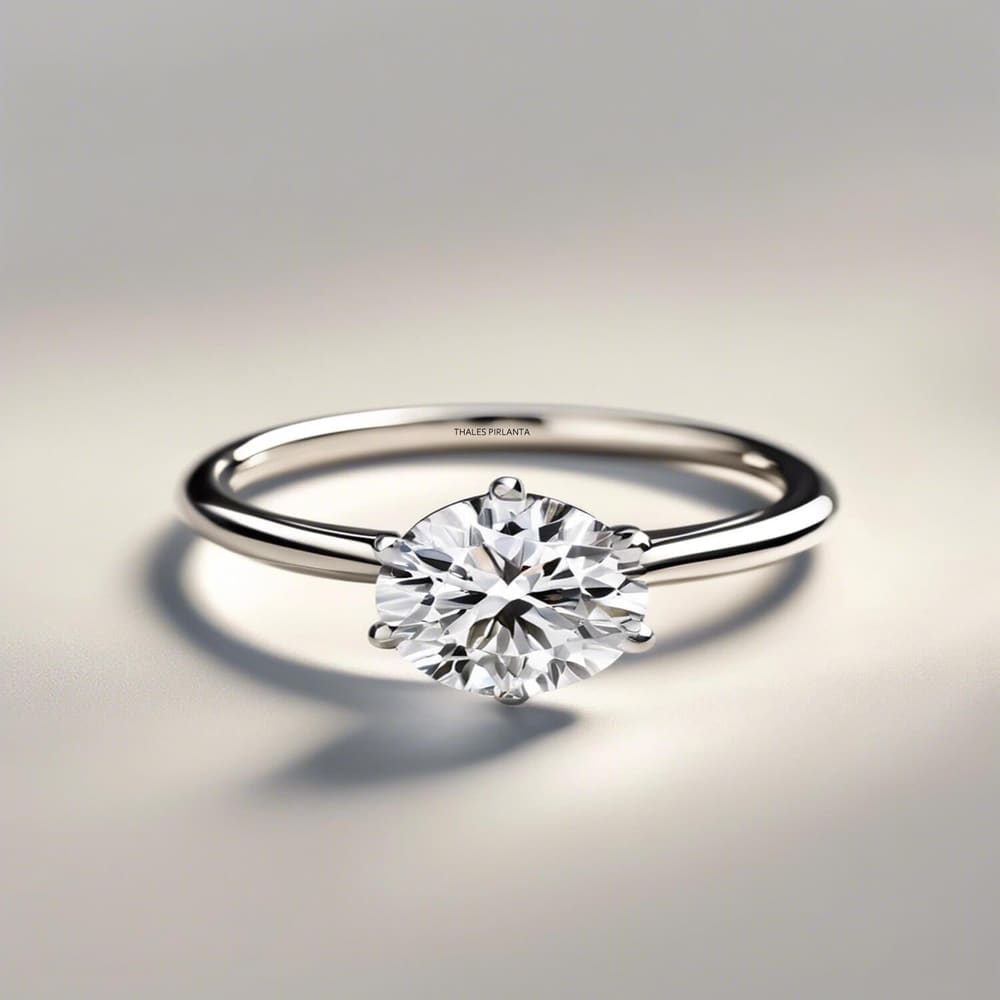 0.90 Karat GIA Sertifikalı E Renk 6 Tırnaklı Tektaş