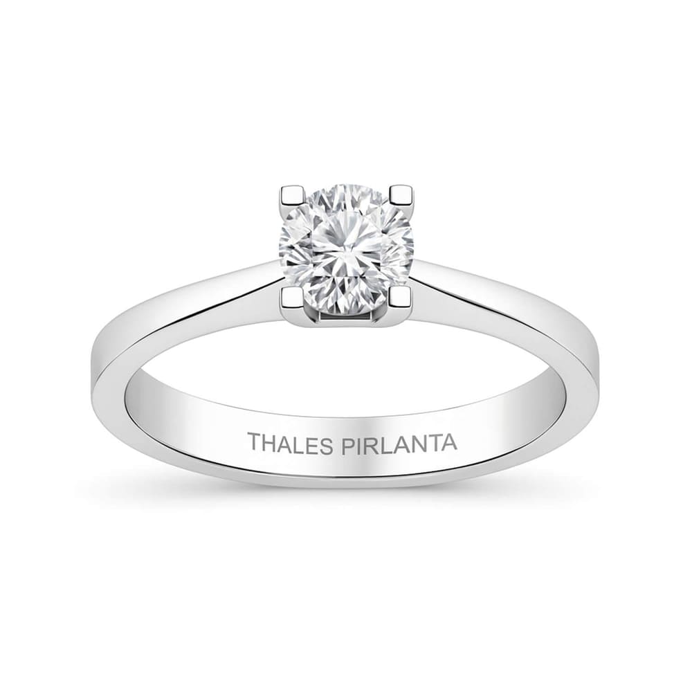0.25 Ct D Renk Uluslararası Sertifikalı Tektaş Pırlanta