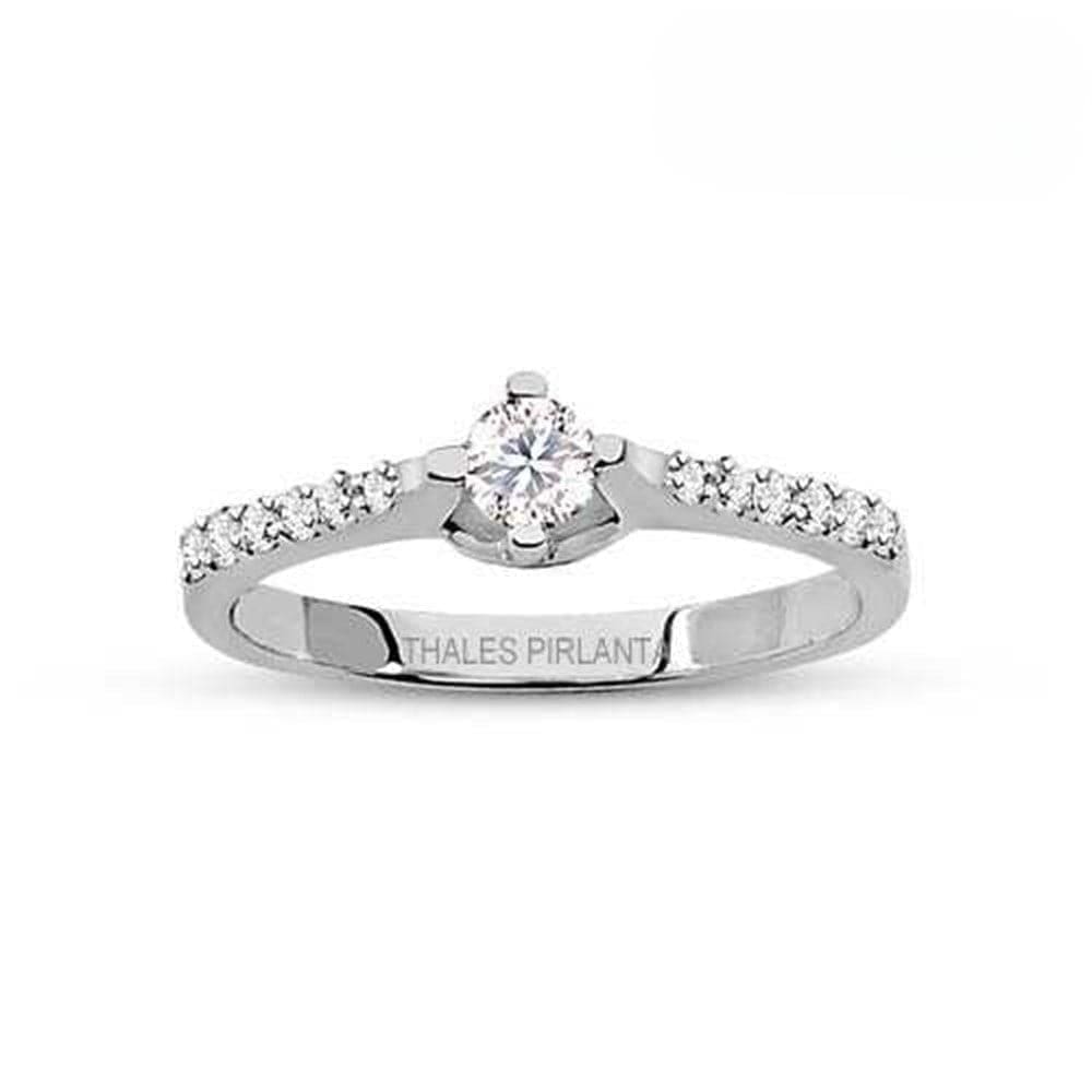 0.50 Karat Kolu Taşlı Pırlanta Yüzük