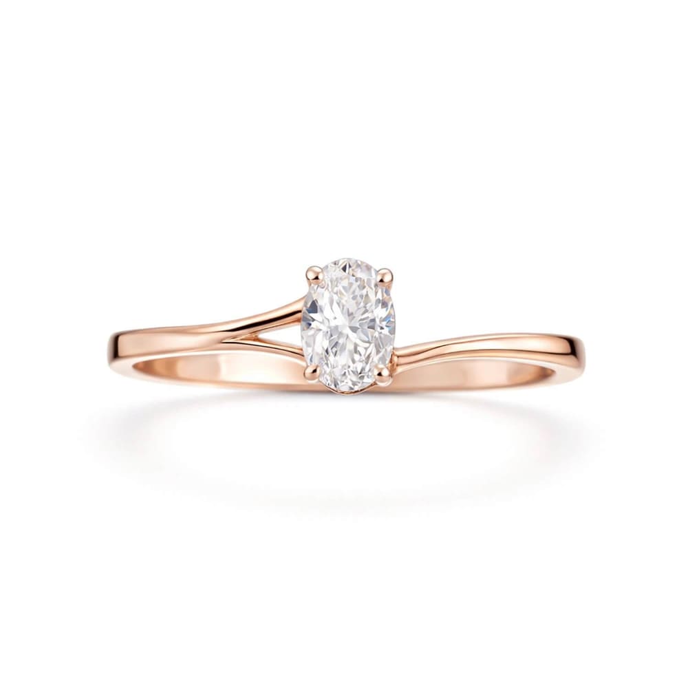0.30 Karat D SI2 Evlilik Teklifi GIA Oval Tektaş