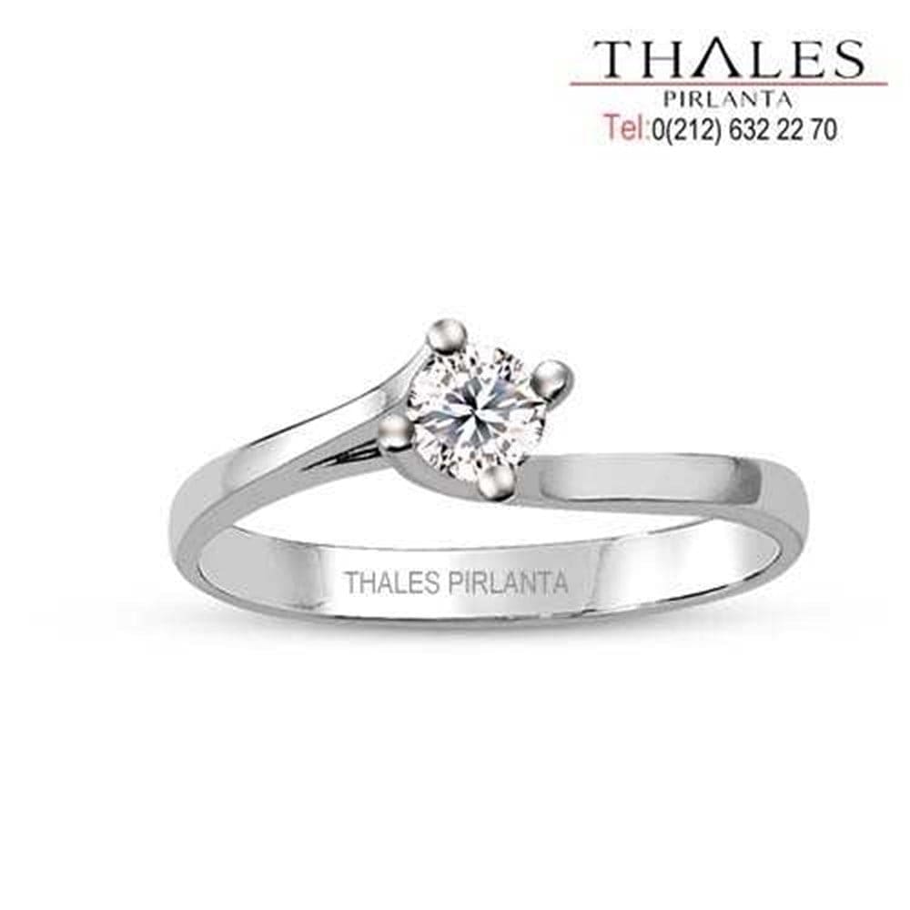 0.20 Karat D Color Tektaş Pırlanta Yüzük