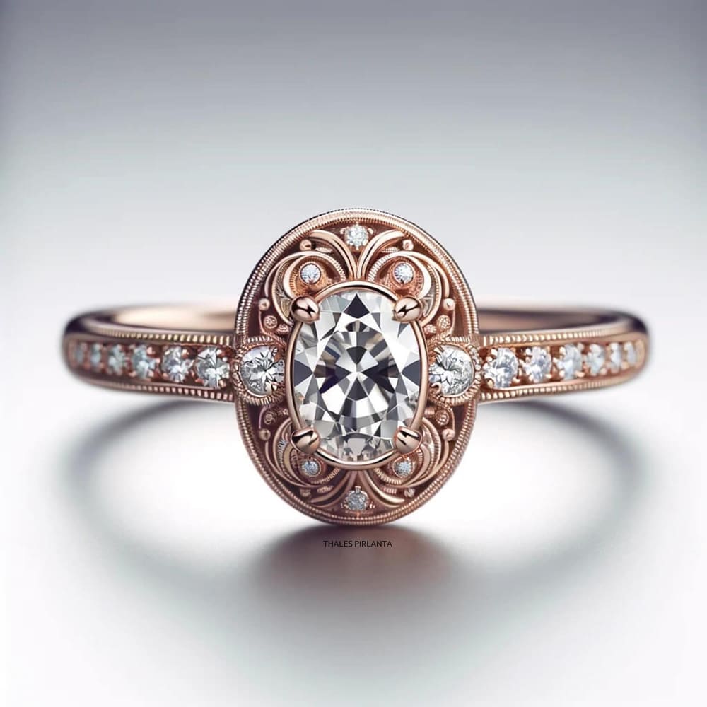 0,70 Karat Pırlantalı Serenade Retro Yüzük