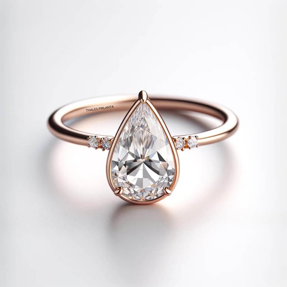 0,96 Karat Vintage Damla Tektaş