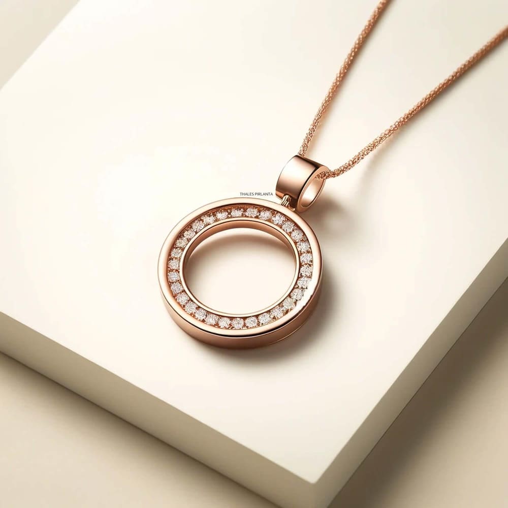Circlet Tasarım Pırlanta Kolye