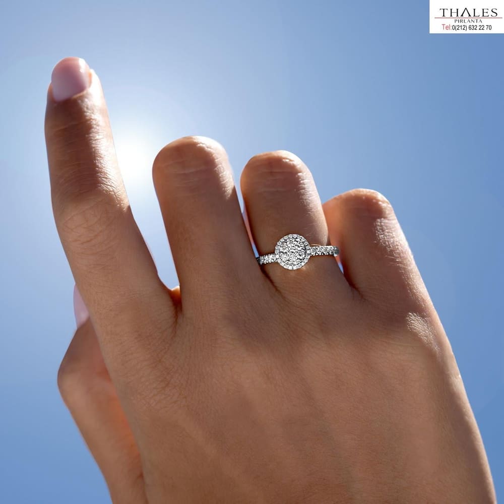 Evlilik Teklifi Yüzüğü 0.64 Karat F Color