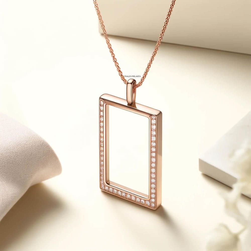 FrameLight Tasarım Pırlanta Kolye