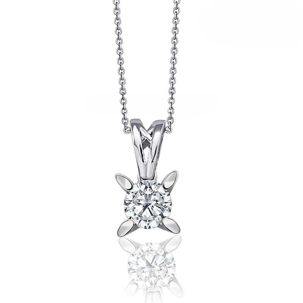 GIA Sertifikalı Kolye 0.40 Karat H VS2
