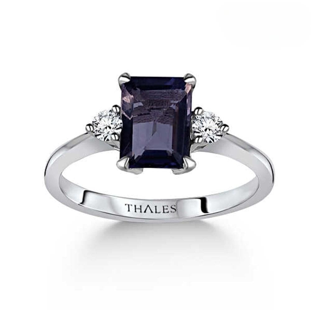 İolite ve Pırlantalı Yüzük 1,22 Karat