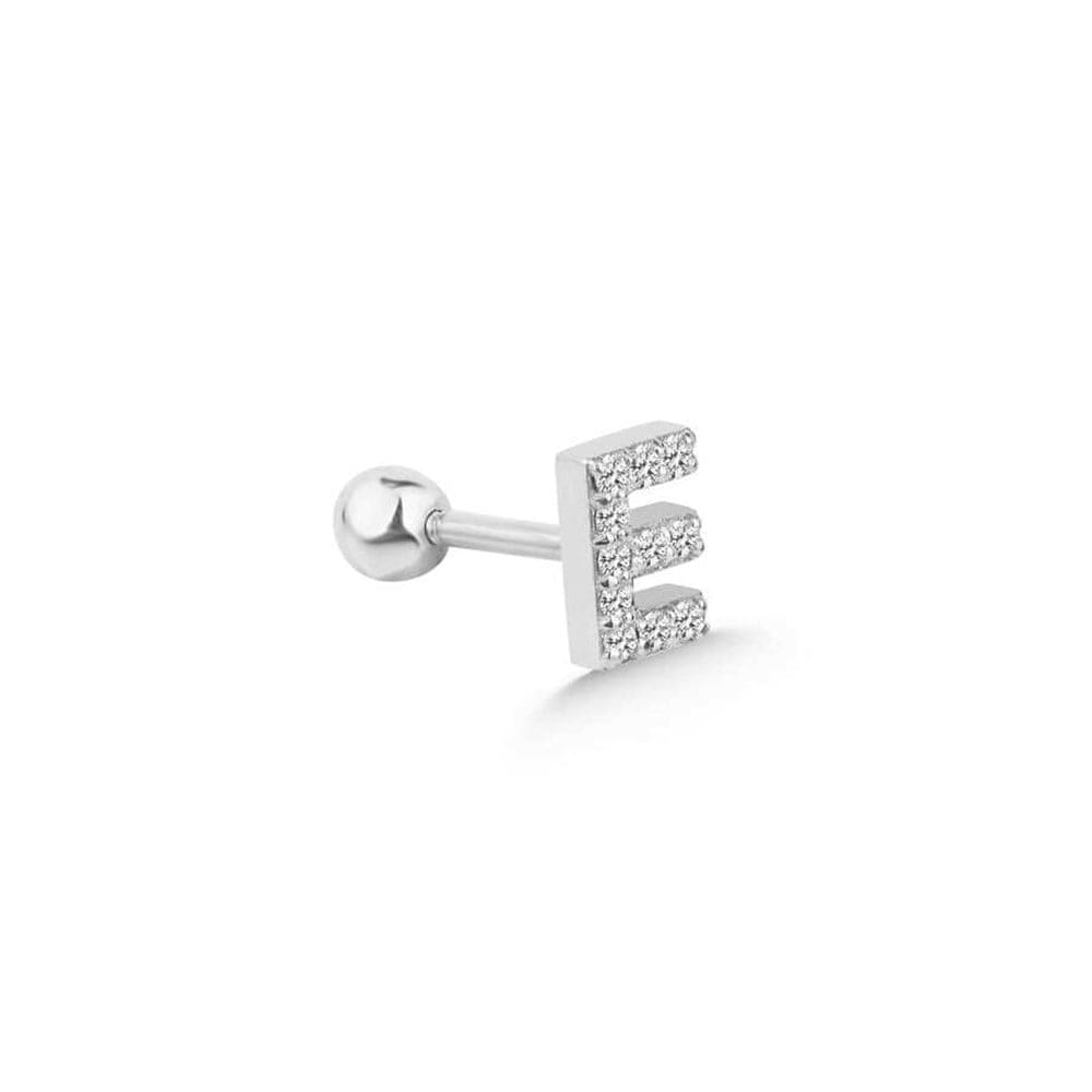 Piercing Helix Pırlantalı Harf Tragus