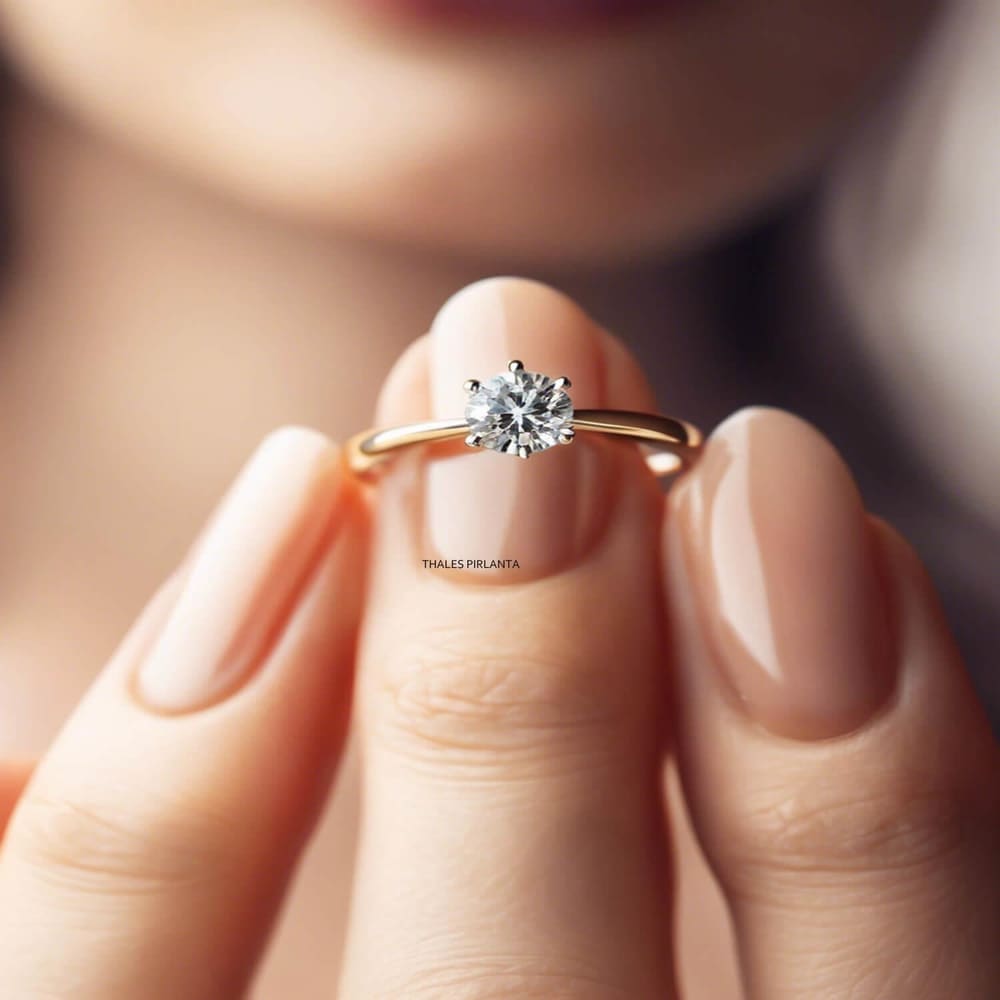 0.60 Karat D VS1 GIA Sertifikalı Pırlanta Tektaş