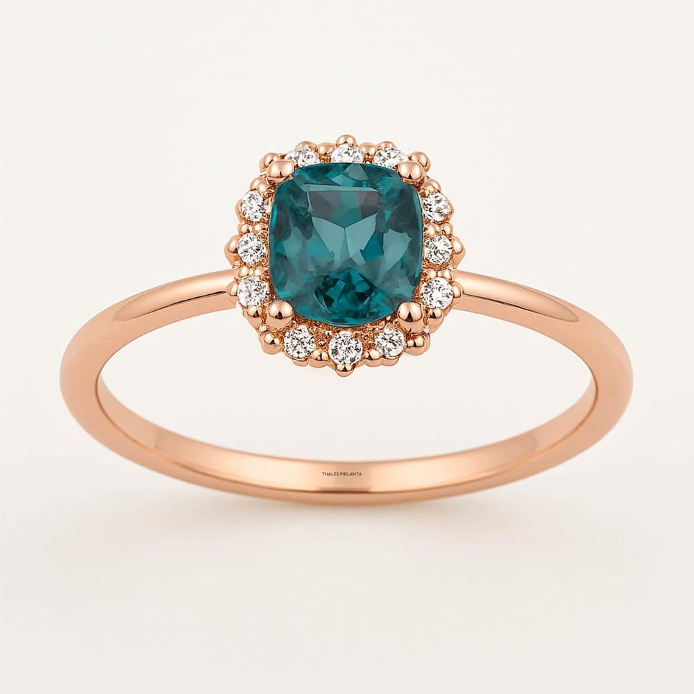 Vintage Blue London Yüzük 1,18 Karat
