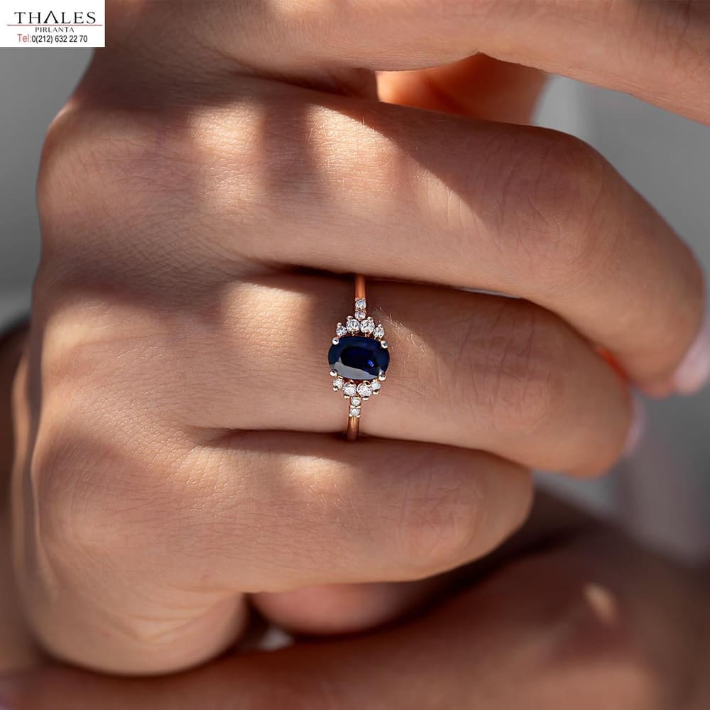 Vintage Yüzük 1,14 Karat Safir