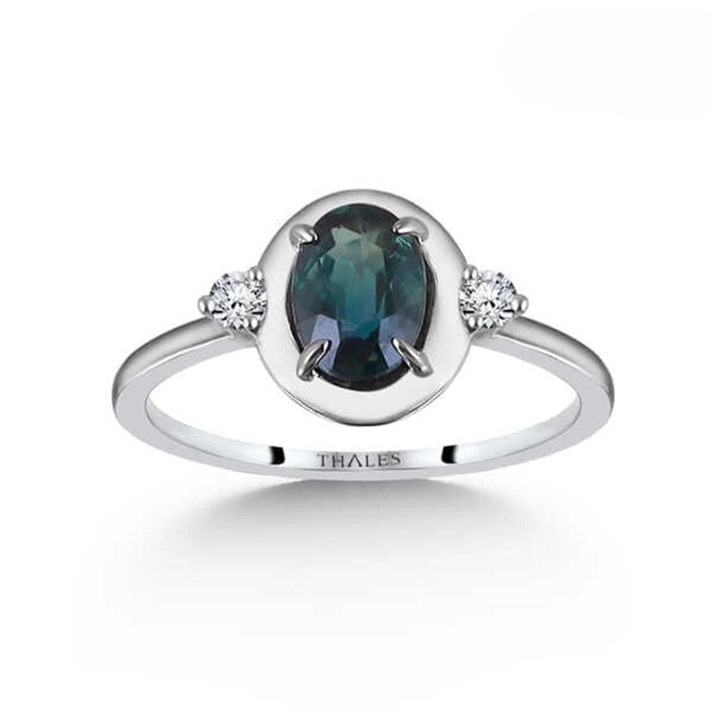 Yeşil Safir Vintage Tasarım Yüzük