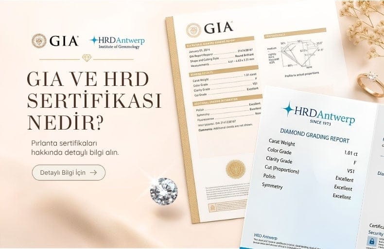 GIA ve HRD Sertifikası Nedir? Pırlanta Sertifika Farkı