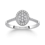 0.34 Karat Koronet Oval Pırlanta Yüzük 1