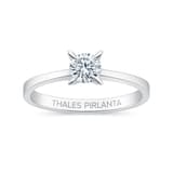 0.50 Karat G SI1 GIA Sertifikalı Pırlanta Tektaş Yüzük 1