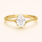 0.50 Karat D VS1 GIA Sertifikalı Oval Tektaş Pırlanta 2