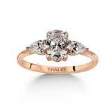 GIA Oval Tasarım Yüzük 1,40 Karat E VS2 1