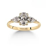 GIA Oval Tasarım Yüzük 1,40 Karat E VS2 4