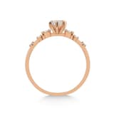 0.63 Karat Vintage Oval Pırlanta Yüzük 4