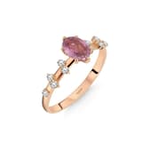 Vintage Pırlantalı Pink Safir Yüzük 2