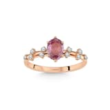 Vintage Pırlantalı Pink Safir Yüzük 1
