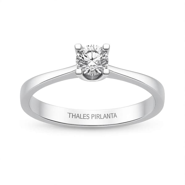 0.31 Karat F VS1 GIA Tektaş Pırlanta Yüzük