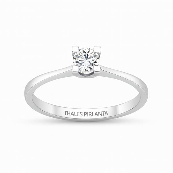 0.30 Karat D Color HRD Sertifikalı Tektaş Pırlanta Yüzük