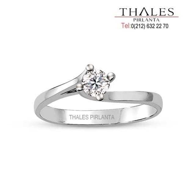 0.20 Karat D Color Tektaş Pırlanta Yüzük