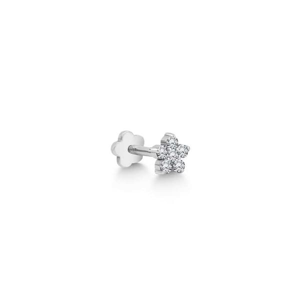 Piercing Pırlantalı Papatya 0,10 Karat
