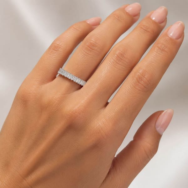Baget Tamtur Pırlanta 0,65 Karat F Renk