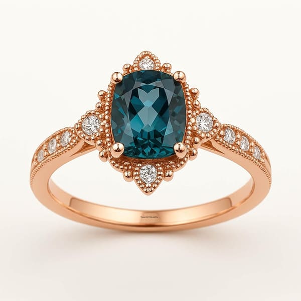 Blue London Vintage Yüzük 1,24 Karat