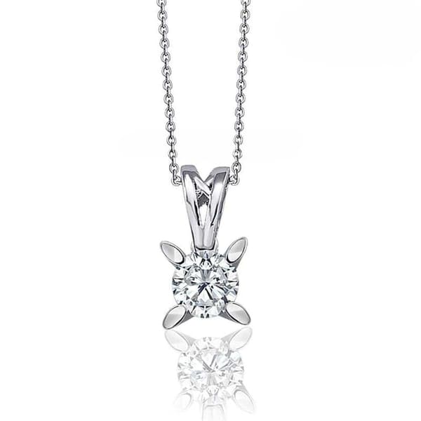 GIA Sertifikalı Kolye 0.40 Karat H VS2