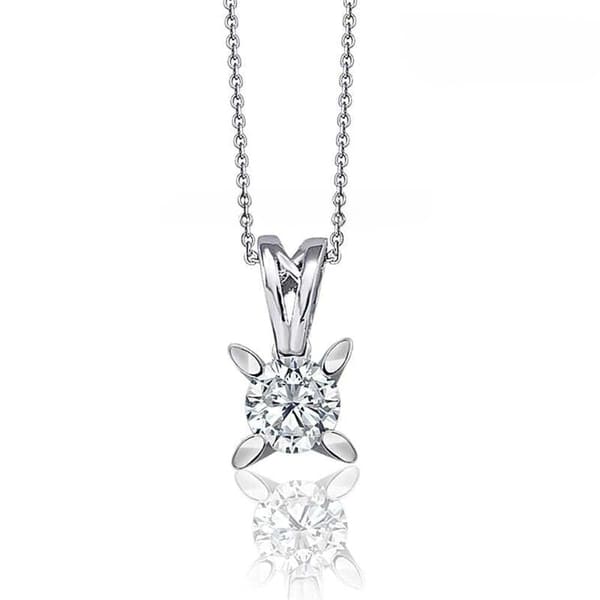 GIA Tektaş Kolye 0.50 Karat H VS2