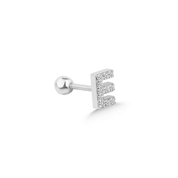 Piercing Helix Pırlantalı Harf Tragus