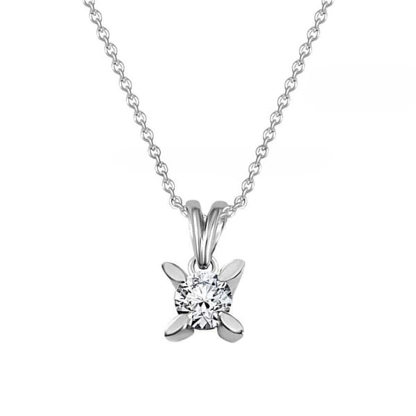 Tektaş Kolye 0,18 Ct F Color