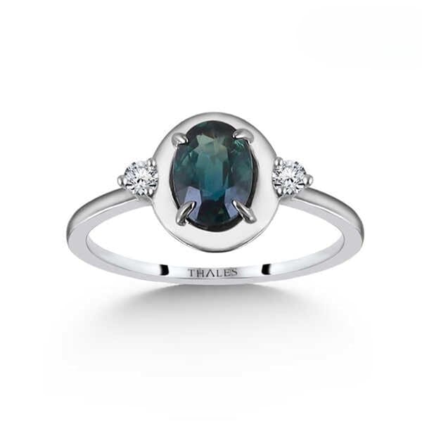 Yeşil Safir Vintage Tasarım Yüzük