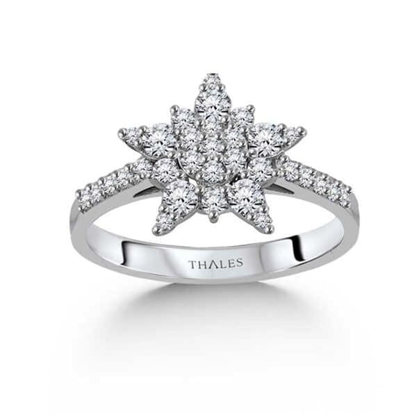 Yıldız model Coronet Pırlanta Yüzük